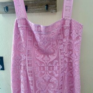 Pearl by Lela Rose
Square Neckline Midi Length Dress Beautiful 👗